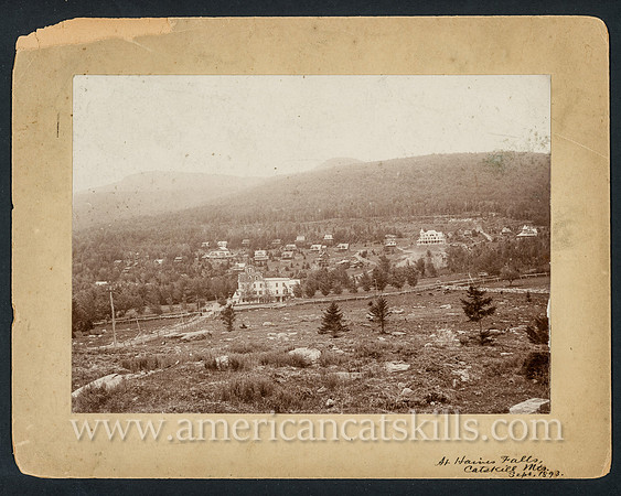 At Haines Falls, Catskill Mts., Sept. 1893, by Rusk's Foto Factory