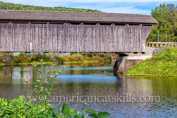 The Downsville Covered Bridge, in Downsville, New York, was constructed in 1854 by Robert Murray, a noted bridge builder.