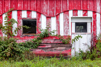 Abandoned "Electronic House" building at Parksville, Sullivan County, New York.