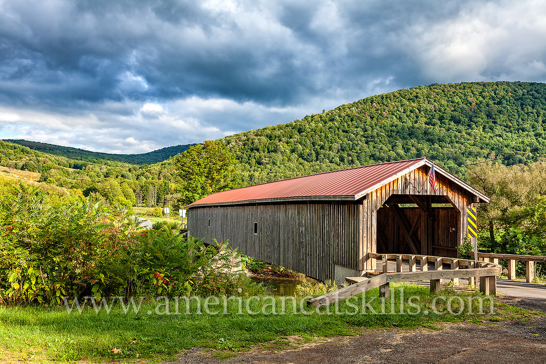The Hamden Covered Bridge is located in the hamlet of Hamden in Delaware County, New York.