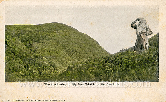 The awakening of Rip Van Winkle in the Catskills