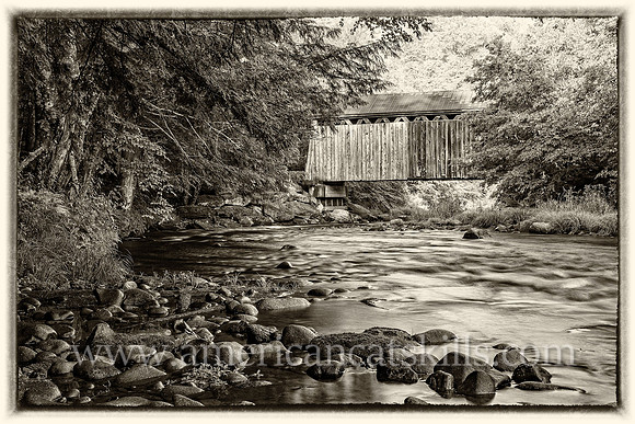 The Bendo Covered Bridge crosses the Willowemoc Creek near the small hamlet of Debruce in Sullivan County.