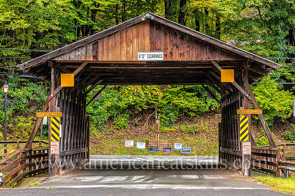 The Chestnut Creek Covered Bridge, also known as the Grahamsville Covered Bridge, is located at Grahamsville in Sullivan County, New York.