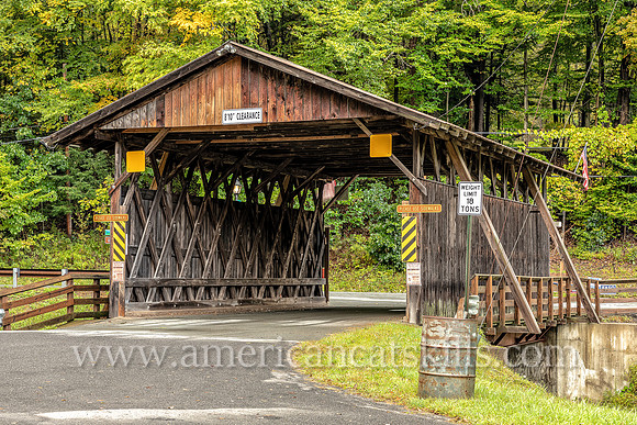 The Chestnut Creek Covered Bridge, also known as the Grahamsville Covered Bridge, is located at Grahamsville in Sullivan County, New York.