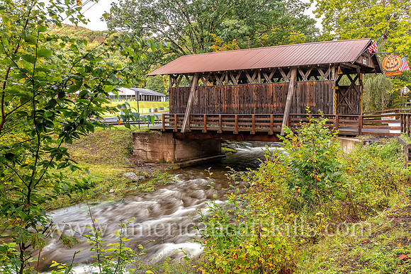 The Chestnut Creek Covered Bridge, also known as the Grahamsville Covered Bridge, is located at Grahamsville in Sullivan County, New York.