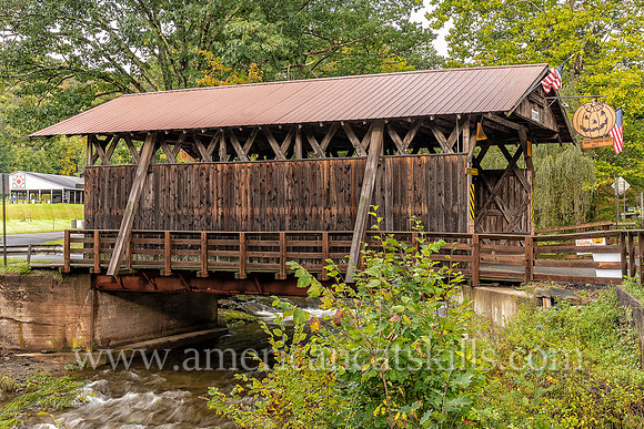 The Chestnut Creek Covered Bridge, also known as the Grahamsville Covered Bridge, is located at Grahamsville in Sullivan County, New York.
