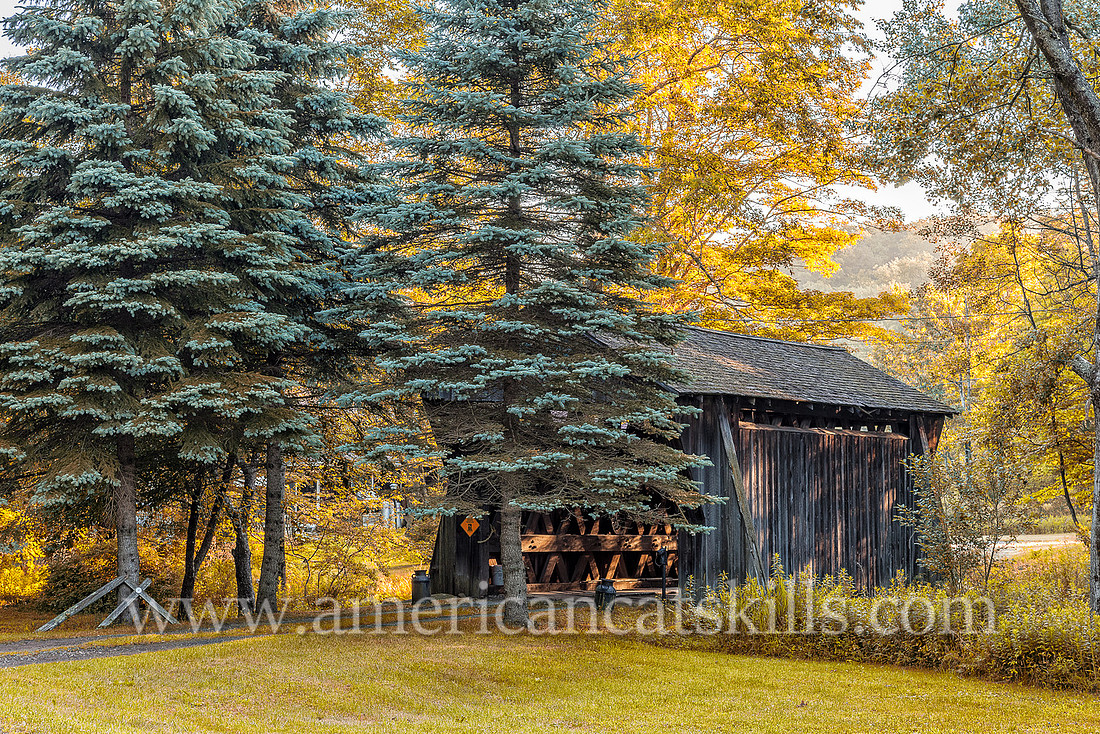 The Lower Shavertown Covered Bridge is located in Methol, Delaware County and is listed on the National Register of Historic Places.