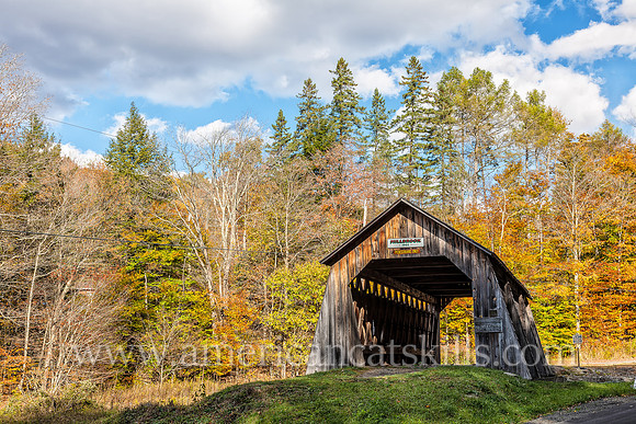 The Millbrook Covered bridge, formerly known as the Grant Mills Bridge, was originally constructed in 1902 by Edgar Marks, his son Orrin Marks and Wesley Alton.