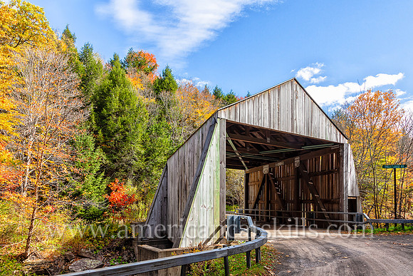 The Myers Covered Bridge is located in the Dry Brook Valley south of Arkville in the town of Hardenburgh in Ulster County.