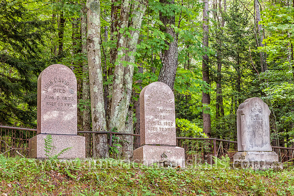 Grave site for John Davidson, builder of the Bendo Covered Bridge, the Livingston Manor Covered Bridge and the Beaverkill Covered Bridge.