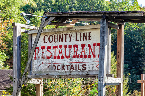 The once popular County Line Restaurant, as its name implies, sits on the border of Ulster County and Sullivan County in the small hamlet of Spring Glen.