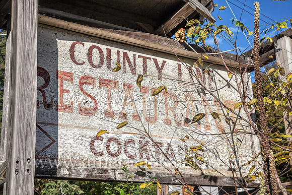 The once popular County Line Restaurant, as its name implies, sits on the border of Ulster County and Sullivan County in the small hamlet of Spring Glen.