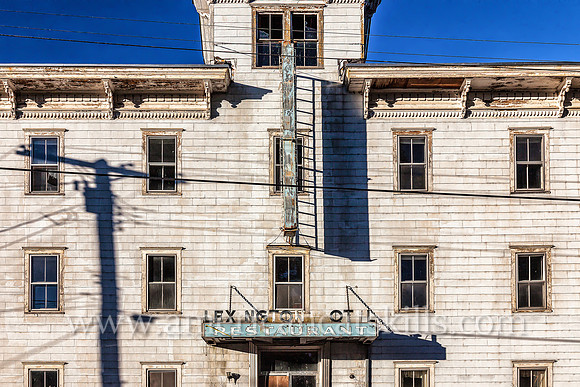 The now abandoned Lexington Hotel, originally known as the Monroe House, is pleasantly situated on the banks of the Schoharie Creek in the quaint hamlet of Lexington.