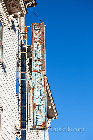 The now abandoned Lexington Hotel, originally known as the Monroe House, is pleasantly situated on the banks of the Schoharie Creek in the quaint hamlet of Lexington.