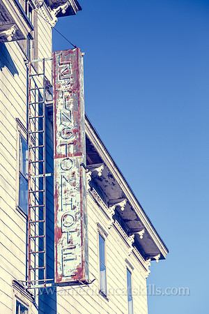 The now abandoned Lexington Hotel, originally known as the Monroe House, is pleasantly situated on the banks of the Schoharie Creek in the quaint hamlet of Lexington.