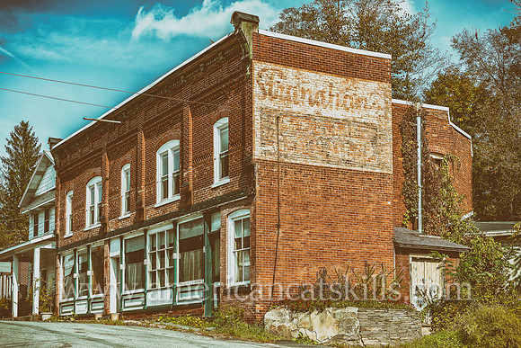 The historic Stranahan’s Store in the hamlet of Narrowburg, New York operated from circa 1839 through 1991.