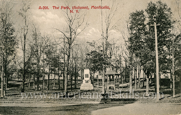 The Park, (Autumn), Monticello, N.Y.