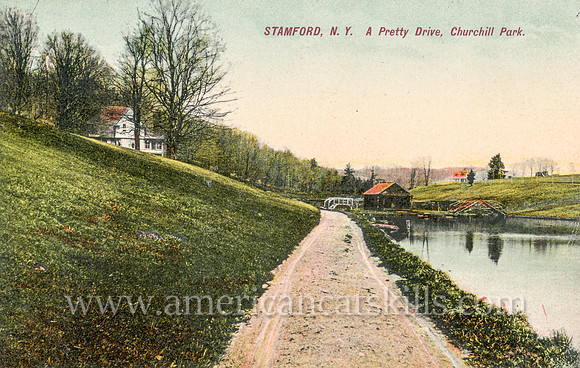 Stamford, N. Y., A Pretty Drive, Churchill Park
