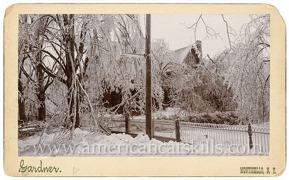 Ice Storm, Hamilton Avenue, Monticello, N.Y., February 19, 1897