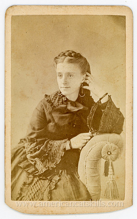 Portrait, Young Woman, by F. A Churchill