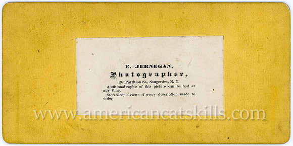 Business Imprint, for photographer Edward Jernegan, Saugerties, New York