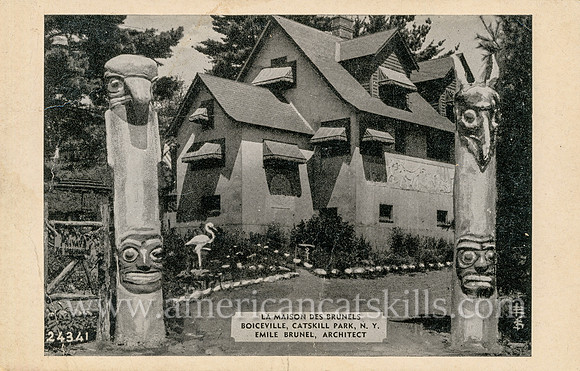 La Maison Des Brunels, Boiceville, Catskill Park, N.Y., Emile Brunel Architect