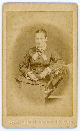 Portrait, Well Dressed Woman, by D. A Nicholson, Delhi, New York