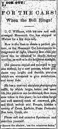 C. C. Williams, Walton, NY