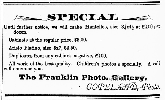 Harry P. Copeland, Franklin, NY