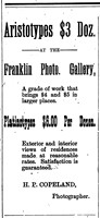 Harry P. Copeland, Franklin, NY