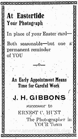 J. H. Gibbons, Franklin, NY
