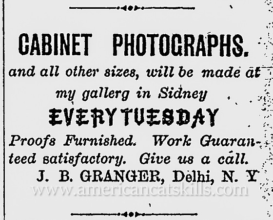 J. B. Granger, Delhi, NY