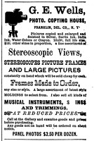 G. E. Wells, Franklin, NY