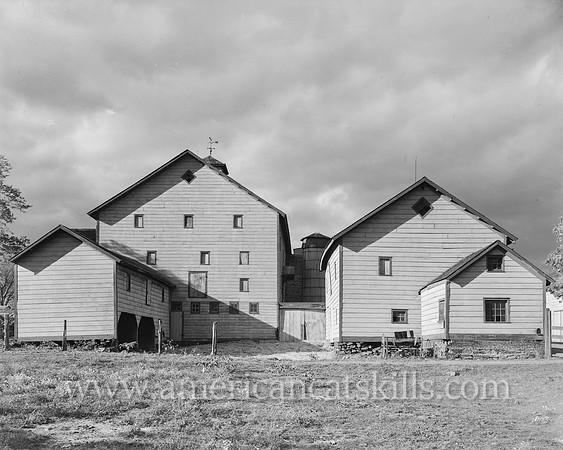 Athens, vicinity, New York. A farm by the Hudson River