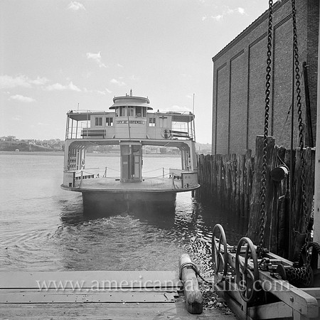 Ferry from Hudson, New York landing at Athens, New York