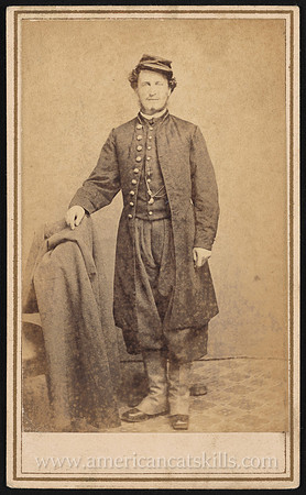 First Lieutenant William Plimley of Co. K, 120th New York Infantry Regiment in uniform