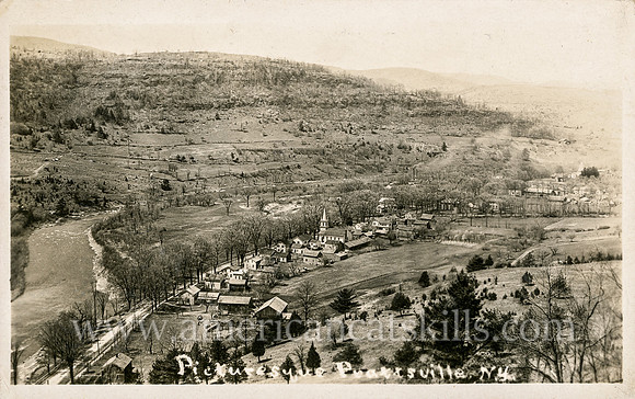 Photograph by Ed. F. Tibbals titled "Picturesque Prattsville, N.Y."