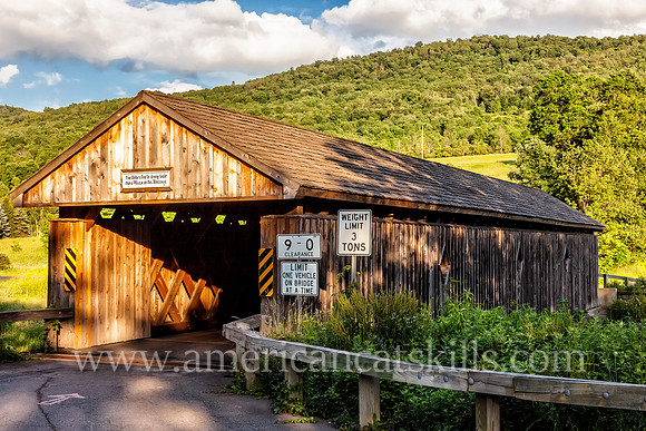 Fitch’s Covered Bridge in East Delhi, New York.