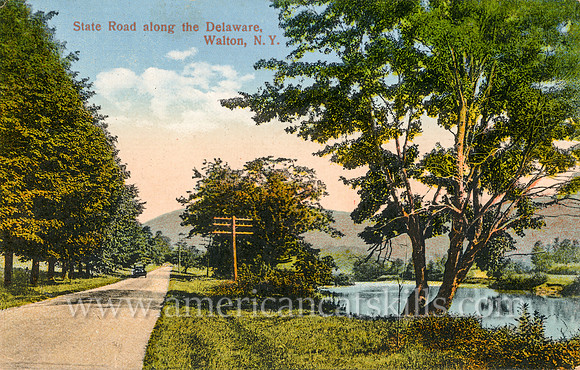 State Road along the Delaware, Walton, N.Y.
