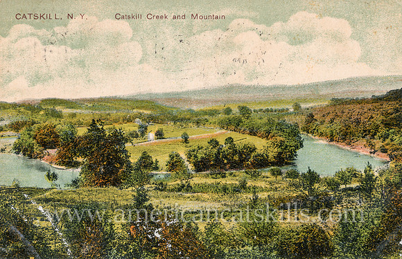 Catskill, N.Y., Catskill Creek and Mountain