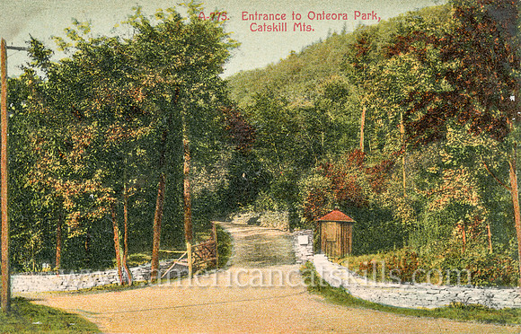 Entrance to Onteora Park, Catskill Mts.