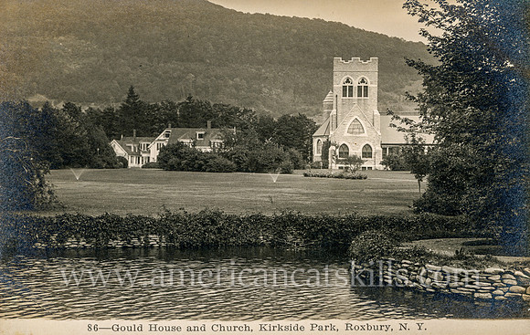 86_Gould House and Church, Kirkside Park, Roxbury, N.Y.