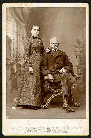 Portrait, Elderly Couple, by T. D. Lewis, Kingston, New York