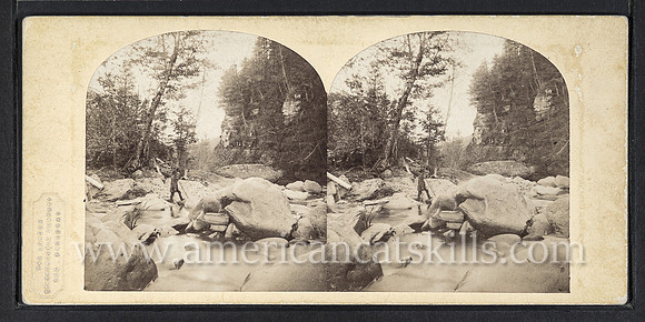 Historic Catskills stereoview by William England taken during his 1859 tour of the United States.