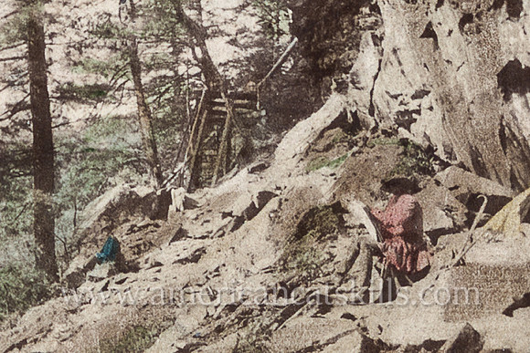 Historic Catskills stereoview by William England taken during his 1859 tour of the United States.