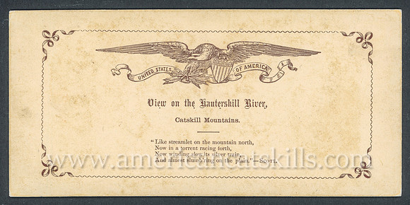 Historic Catskills stereoview by William England taken during his 1859 tour of the United States.