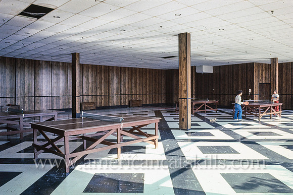Brown's indoor ping pong, Fallsburg, New York