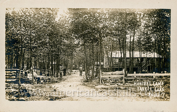 Hunter's Camp, Yankee Lake_Postmark 1909