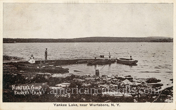 Hunter's Camp, Yankee Lake, near Wurtsboro, N.Y.