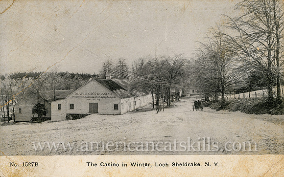 The Casino in Winter, Loch Sheldrake, N.Y.